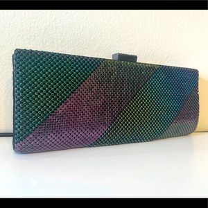 Green and Purple Evening Clutch Small Purse